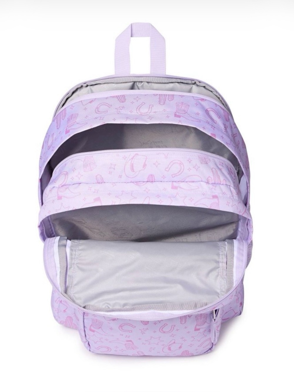 JanSport Lavender Patterned Backpack - Picture 3 of 16